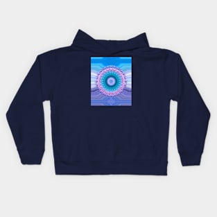 digital mandala Kids Hoodie